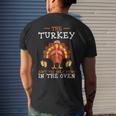 Thanksgiving Gender Reveal Party Baby Announcement Mens Back Print T-shirt Gifts for Him