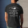 Thats What I Do I Dive I Drink And I Know Things Men's T-shirt Back Print Gifts for Him