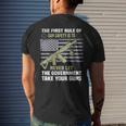 The First Rule Of Gun Safety Is To Never Let The Government Mens Back Print T-shirt Gifts for Him