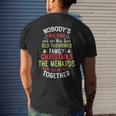 The Menards Name Gift The Menards Christmas Mens Back Print T-shirt Gifts for Him