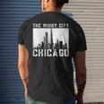 The Windy City Chicago Mens Back Print T-shirt Gifts for Him