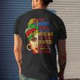 They Whispered To Her Melanin Queen Lover Gift Mens Back Print T-shirt Gifts for Him