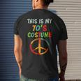 This Is My 70S Costume Party Wear Hippie Sign 1970S Outfits Mens Back Print T-shirt Gifts for Him