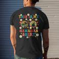 This Is My Hawaiian Groovy Tropical Party Hawaii Funny Mens Back Print T-shirt Gifts for Him