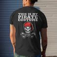 This Is My Pirate Costume Halloween Funny Pirate Cross Bones Halloween Funny Gifts Mens Back Print T-shirt Gifts for Him