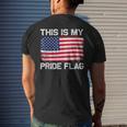 This Is My Pride Flag Mens Back Print T-shirt Gifts for Him