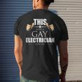 This Is What A Gay Electrician Looks Like Lgbt Pride Mens Back Print T-shirt Gifts for Him