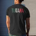 Tijuana Mexico Mens Back Print T-shirt Gifts for Him