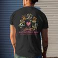 All Together Now Summer Reading 2023 Handprints And Hearts Men's Back Print T-shirt Gifts for Him