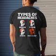 Toxicology Sayings Headache Meme Men's T-shirt Back Print Gifts for Him