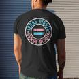 Trans Rights Are Human Rights Transgender Pride Lgbtq Ally Mens Back Print T-shirt Gifts for Him