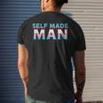 Transgender Self Made Man Trans Pride Transsexual Ftm Lgbt Mens Back Print T-shirt Gifts for Him
