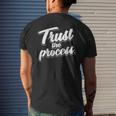Trust The Process Motivational Quote Workout Gym Mens Back Print T-shirt Gifts for Him