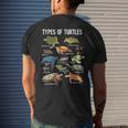 Turtle Lover Turtle Art Types Turtle Turtle Men's T-shirt Back Print Gifts for Him