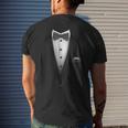 Tuxedo With Bowtie For Wedding And Special Occasions Men's T-shirt Back Print Gifts for Him
