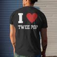 Twee Pop Indie Music 90S Lover Love Heart Cool Vintage Retro Men's T-shirt Back Print Gifts for Him