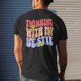 Twinning With My Bestie Spirit Week Twin Day Best Friend Men's T-shirt Back Print Gifts for Him