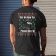 Ugly Christmas Sweater Style Plague Doctor Men's T-shirt Back Print Gifts for Him