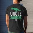 Unclesaurus Rex Funny Uncle Gift Gift For Mens Funny Gifts For Uncle Mens Back Print T-shirt Gifts for Him