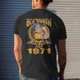 Never Underestimate Who Born In July 1971 Men's T-shirt Back Print Gifts for Him