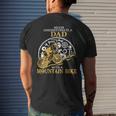 Never Underestimate A Dad With A Mountain Bike DadMen's T-shirt Back Print Gifts for Him