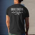 Underestimate Me Thatll Be Fun Funny Mens Back Print T-shirt Gifts for Him