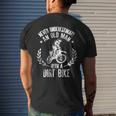 Never Underestimate An Old Man With A Dirt Bike For Grandpas Men's T-shirt Back Print Gifts for Him