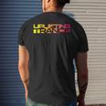 Uplifting Trance Negative Space Remix Men's T-shirt Back Print Gifts for Him