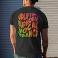 Uplifting Trance Euphoric Vocal Trance Music Edm Rave Men's T-shirt Back Print Gifts for Him