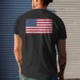 Usa Flag American Flag United States Of America Usa Patrioti Usa Funny Gifts Mens Back Print T-shirt Gifts for Him