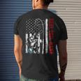 Usa Flag Reel Cool Mama Fishing Fisher Fisherman For Women Men's Back Print T-shirt Gifts for Him