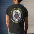 Uss Fort Lauderdale Lpd28 Men's Back Print T-shirt Gifts for Him