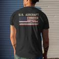 Uss George Washington Cvn-73 Aircraft Carrier Veterans Day Men's T-shirt Back Print Gifts for Him