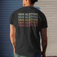 Van-Alstyne Texas Van-Alstyne Tx Retro Vintage Text Men's T-shirt Back Print Gifts for Him
