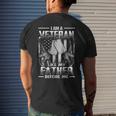 Im A Veteran Like My Father Before Me Men's Back Print T-shirt Gifts for Him