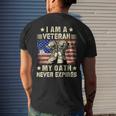 I Am A Veteran My Oath Never Expires Veteran Day Usa Flag Men's T-shirt Back Print Gifts for Him