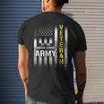 Veteran Of United States Us Army American Flag Men's T-shirt Back Print Gifts for Him