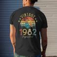 Vintage 1982 Made In 1982 41Th Birthday 41 Years Old Gift Mens Back Print T-shirt Gifts for Him