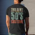 Vintage 50S Costume 50S Outfit 1950S Fashion 50 Theme Party Mens Back Print T-shirt Gifts for Him