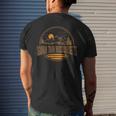Vintage Agawam Town Massachusetts Mountain Hiking Print Men's T-shirt Back Print Gifts for Him