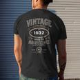 Vintage Aged To Magnificence 1932 86Th Birthday Gift Mens Back Print T-shirt Gifts for Him