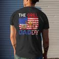 Vintage American Flag The Grill Dad Costume Bbq Grilling Men's T-shirt Back Print Gifts for Him