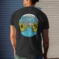 Vintage Avenal California River Valley Souvenir Print Men's T-shirt Back Print Gifts for Him
