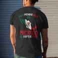 Vintage Mexico Flag 16Th September Mexican Independence Day Men's T-shirt Back Print Gifts for Him