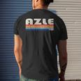 Vintage Retro 70S 80S Style Hometown Of Azle Tx Men's T-shirt Back Print Gifts for Him