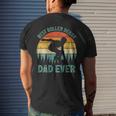 Vintage Retro Best Roller Derby Dad Ever Fathers Day For Women Men's Back Print T-shirt Gifts for Him