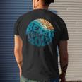Vintage Retro Summer Vibes Beach Trip 2023 Summer Vacation Men's T-shirt Back Print Gifts for Him