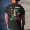 Wait What I Have An Attitude No Really Who Knew Basset Hound Mens Back Print T-shirt Gifts for Him