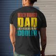 Wealth Manager Dad - Like A Regular Dad But Cooler Mens Back Print T-shirt Gifts for Him