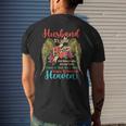 Wish A Very Happy Birthday Husband In Heaven Memorial Family Mens Back Print T-shirt Gifts for Him